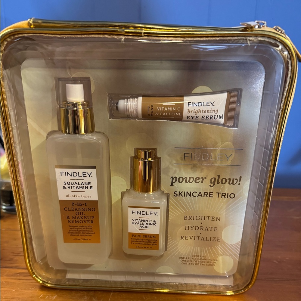 Findley power glow skincare trio